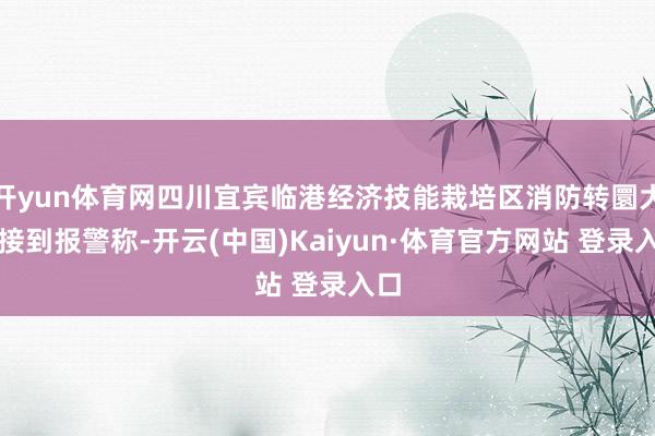 开yun体育网四川宜宾临港经济技能栽培区消防转圜大队接到报警称-开云(中国)Kaiyun·体育官方网站 登录入口